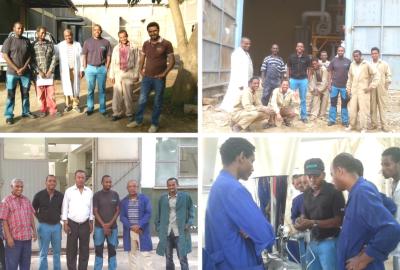 Dosifier training at for companies in Ethiopia.