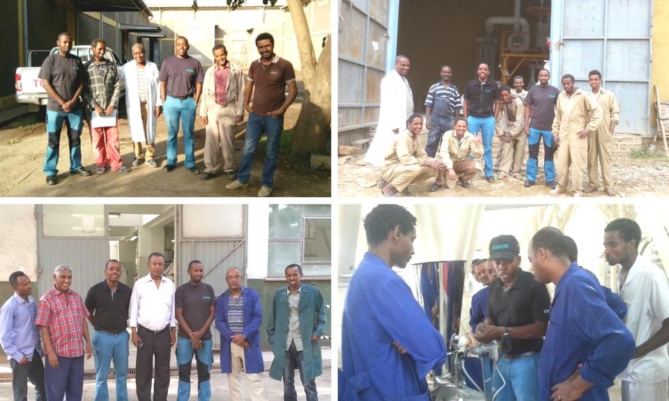 Dosifier training at for companies in Ethiopia.