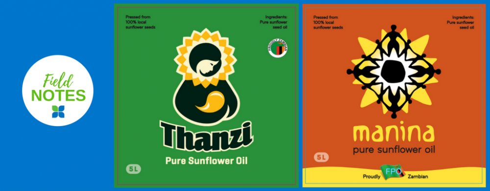 graphics created for sunflower oil brand